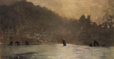 Skating by Winslow Homer